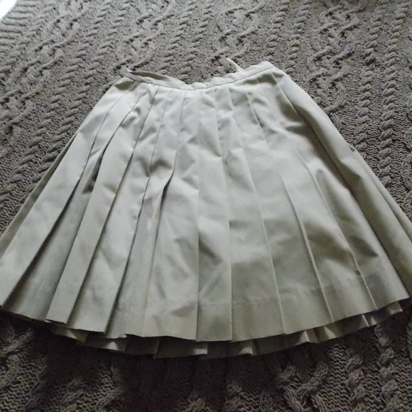 Vintage Khaki Skirt - Picture 1 of 6